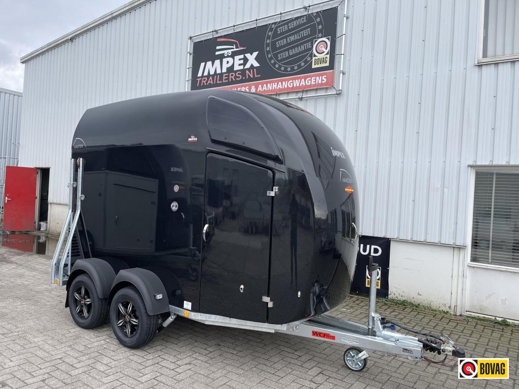 Bij Impex de nieuwe Bockmann Master WCF polyester-zadelkamer, Nieuw, Polyester, 2-paards trailer
