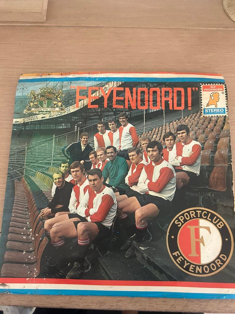 Feyenoord elpee jaren 70, Ophalen of Verzenden, Zo goed als nieuw, 12 inch