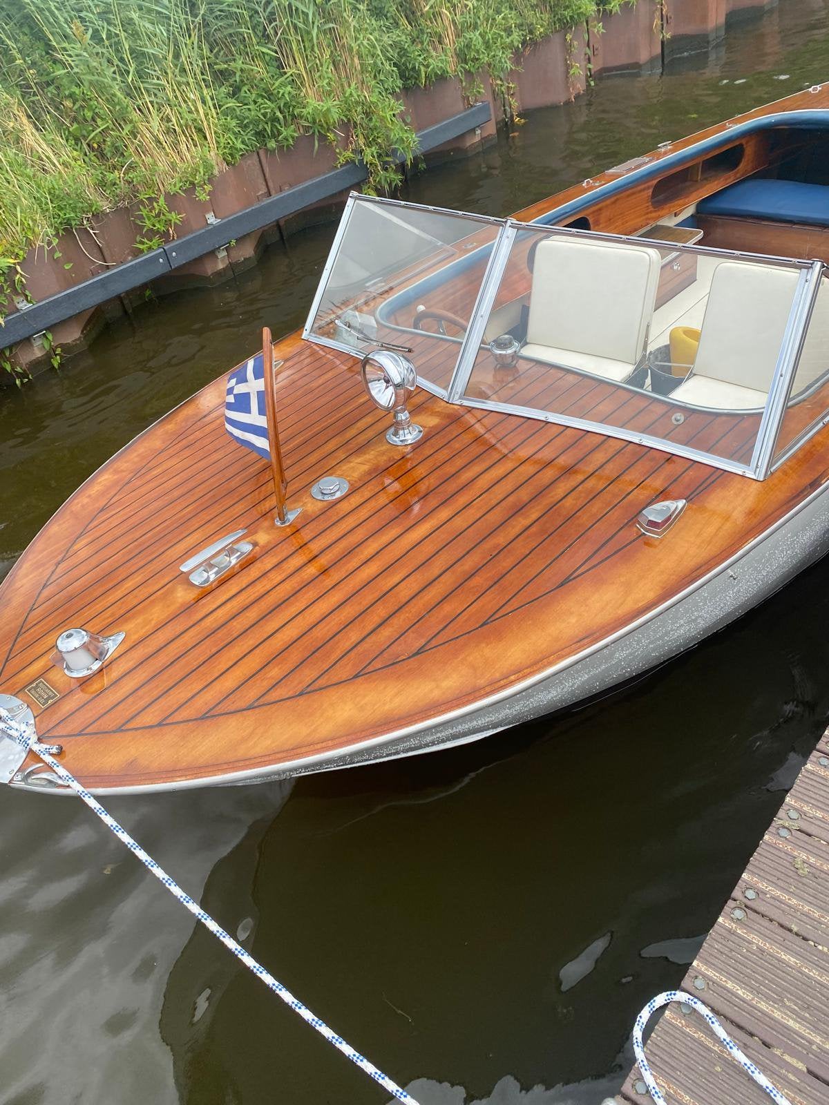 Klassieke speedboot Rohn Runabout 1968 incl trailer, Watersport en Boten, Speedboten, Ophalen, Overige merken, Binnenboordmotor