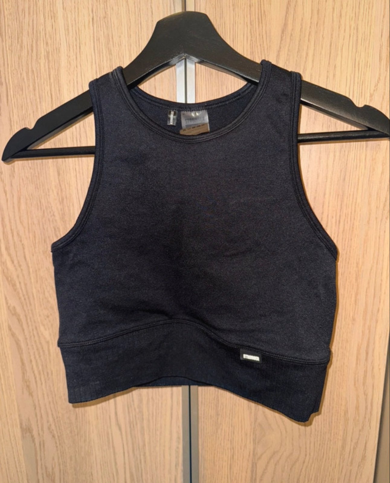 Stronger sporttop zwart maat S, Verzenden, Zwart, Maat 36 (S), Fitness of Aerobics