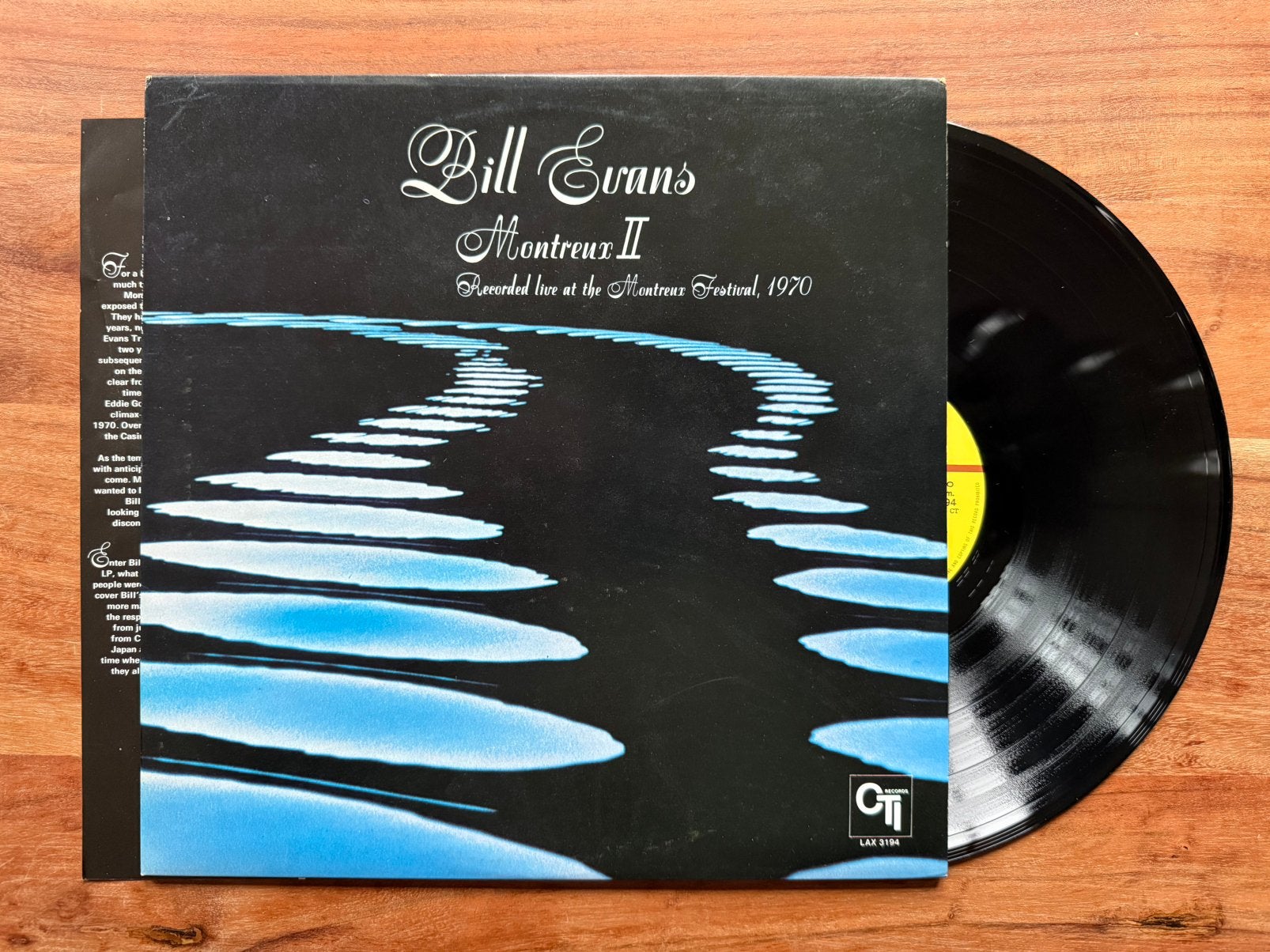 Bill Evans – Montreux II (Japan, 1978) LP, 1960 tot 1980, Gebruikt, Inclusief insert, Ophalen of Verzenden