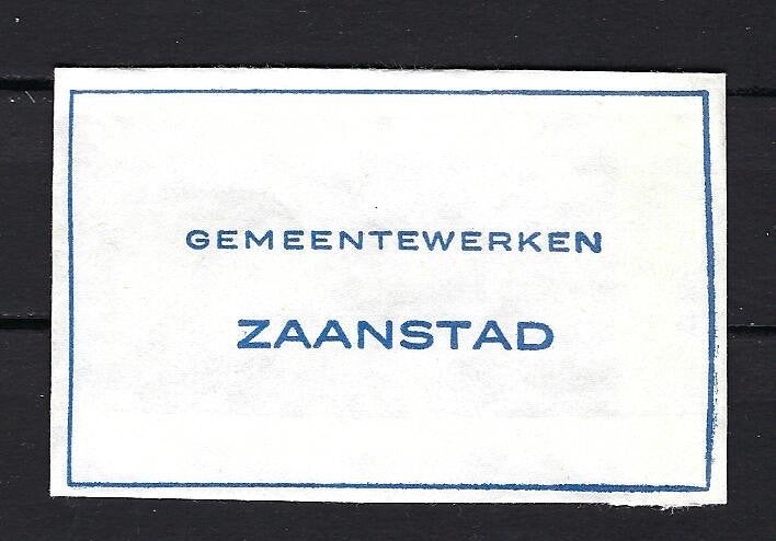 731 Zaanstad GEMEENTEWERKEN, Ophalen of Verzenden, Nederland