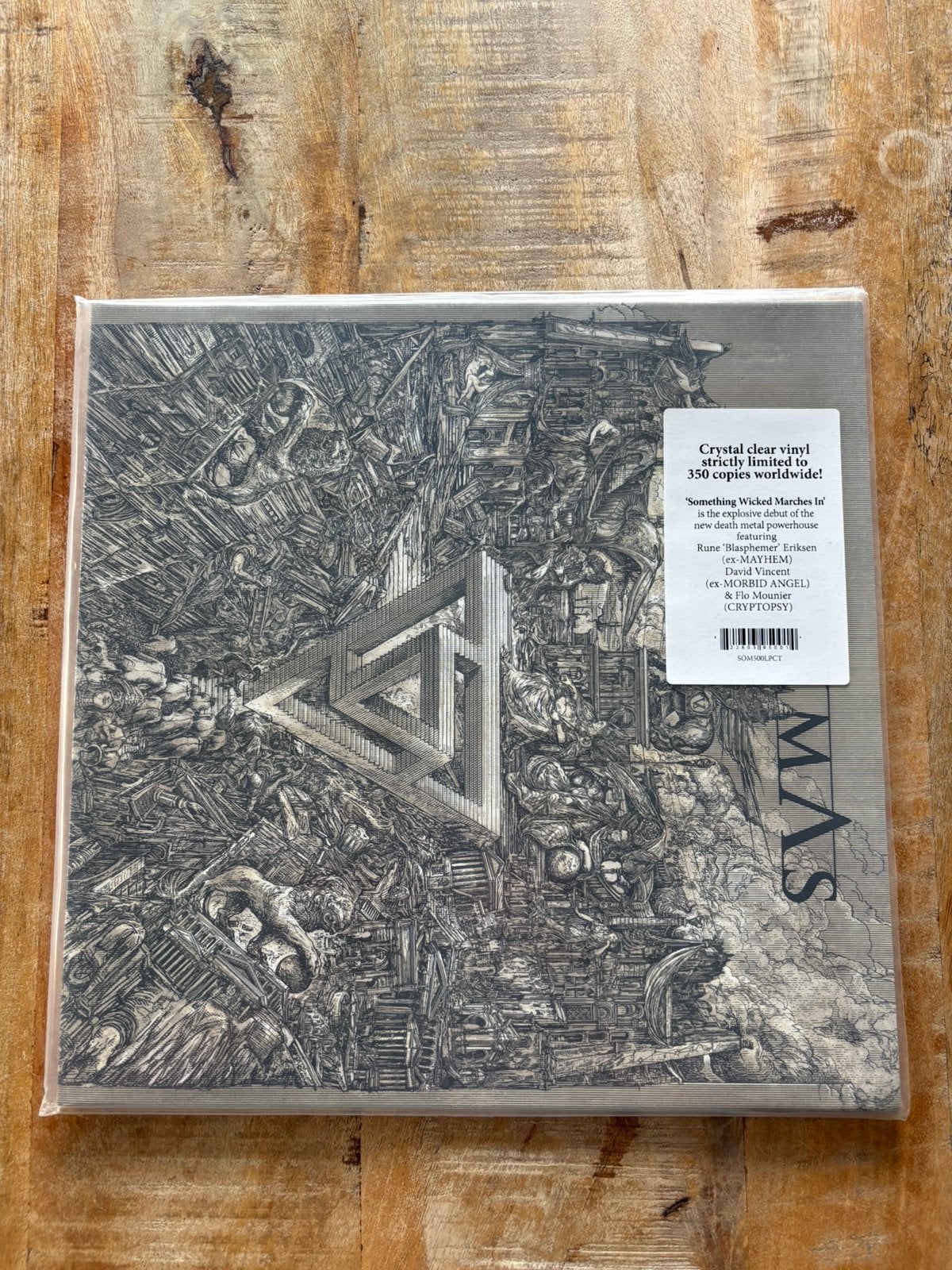 Vltimas - Something Wicked Marches In, Beschermende buitenhoes, Ophalen of Verzenden, Zo goed als nieuw, 12 inch