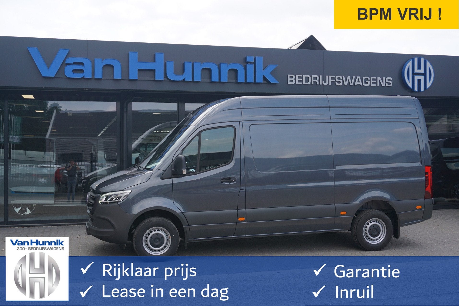 Mercedes-Benz Sprinter 317CDI Pro L2H2 BPM VRIJ! 10.25" Mbux, Auto's, Automaat, Achterwielaandrijving, Gebruikt, 4 cilinders