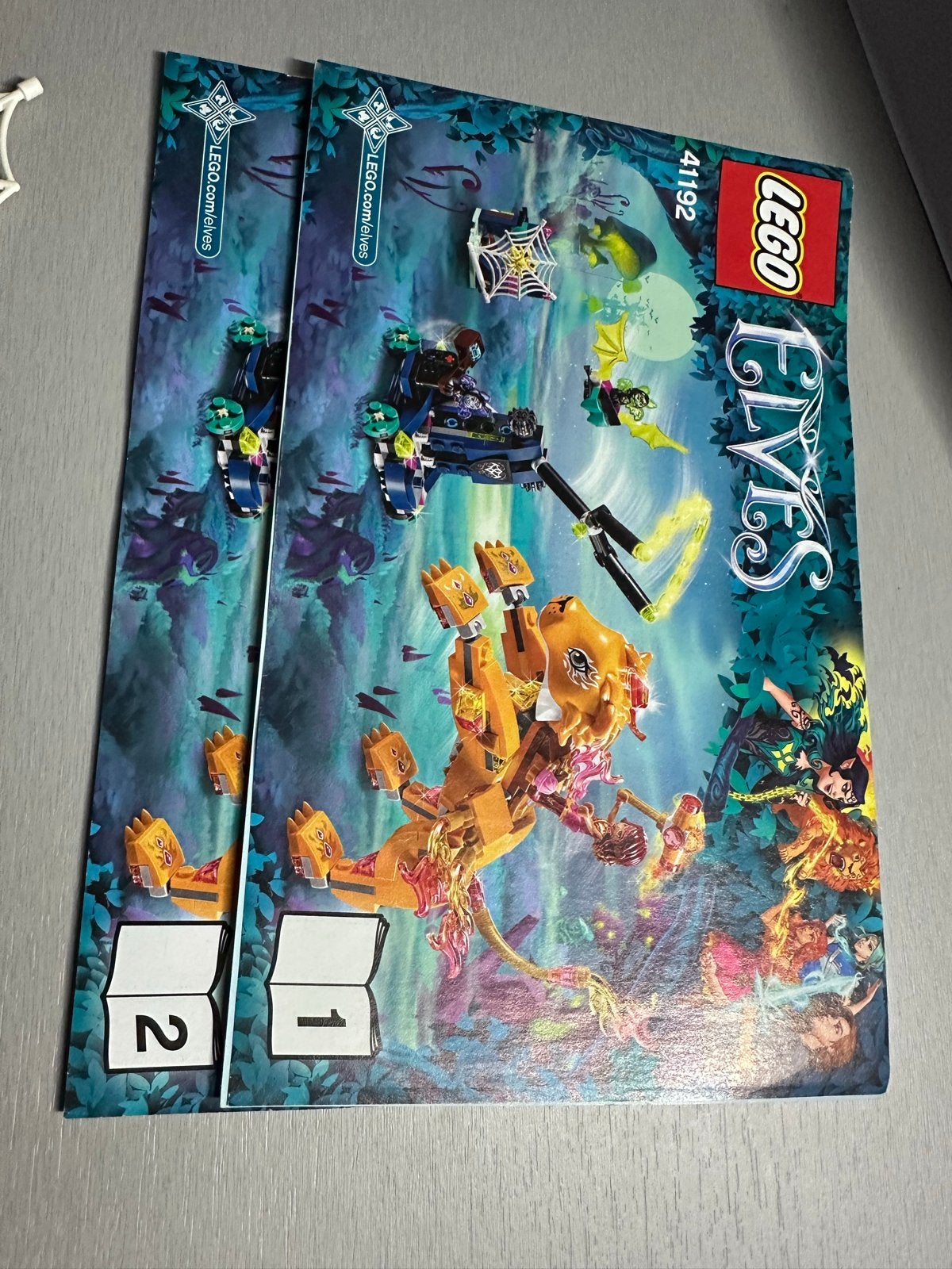 Lego Elves 41192 Azari en de vuur leeuw, Gebruikt, Overige thema's, Lego, Ophalen of Verzenden