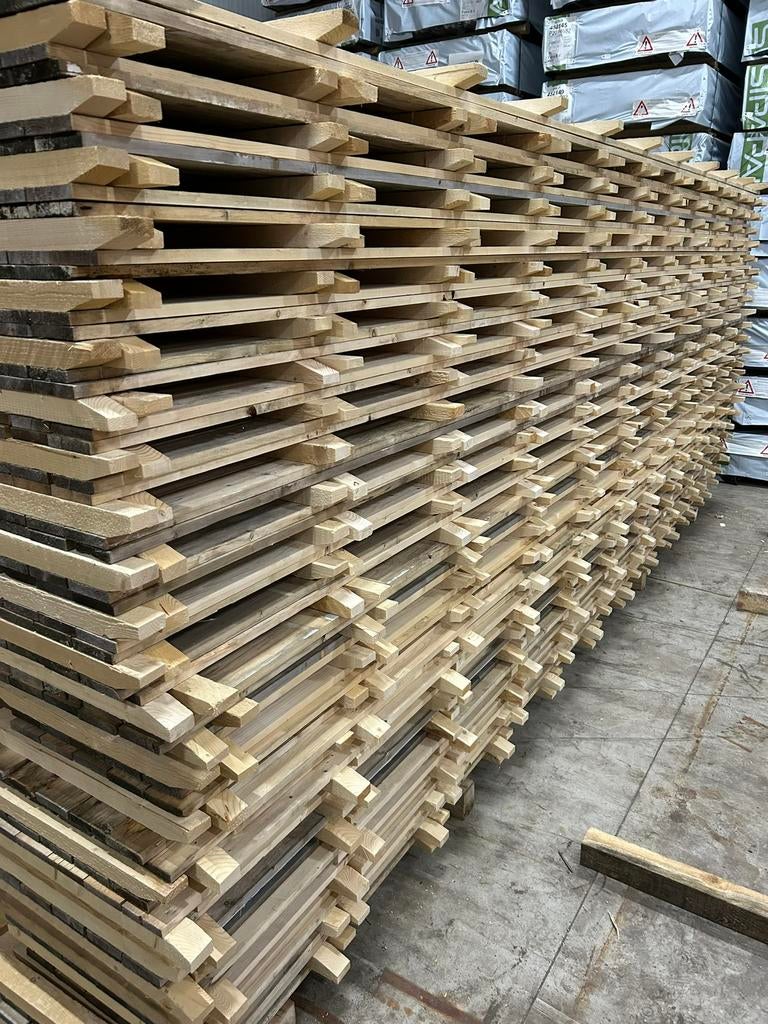 Vlondervloeren te koop - houten vloer - tentvloer, 30 cm of meer, Zo goed als nieuw, 10 m² of meer, Hout