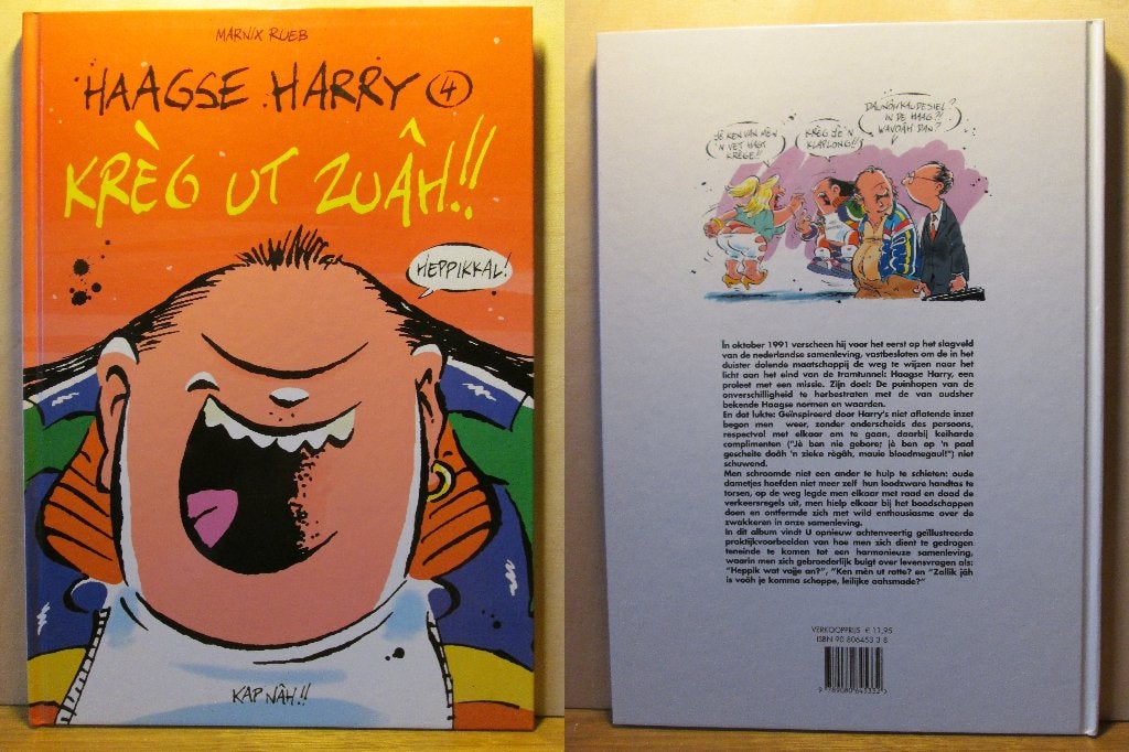Haagse Harry 4 - Krèg ut zuâh!! (HC), Eén stripboek, Ophalen of Verzenden, Nieuw, Marnix Rueb