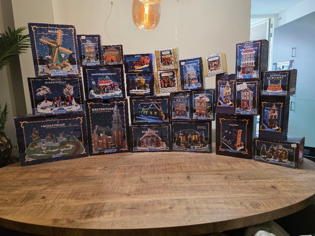 Kerstdorp Typisch Hollands, Ophalen of Verzenden, Gebruikt