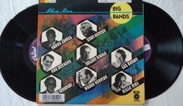 Big Bands - Blue Line, Gebruikt, Ophalen of Verzenden, 12 inch, Gatefold hoes