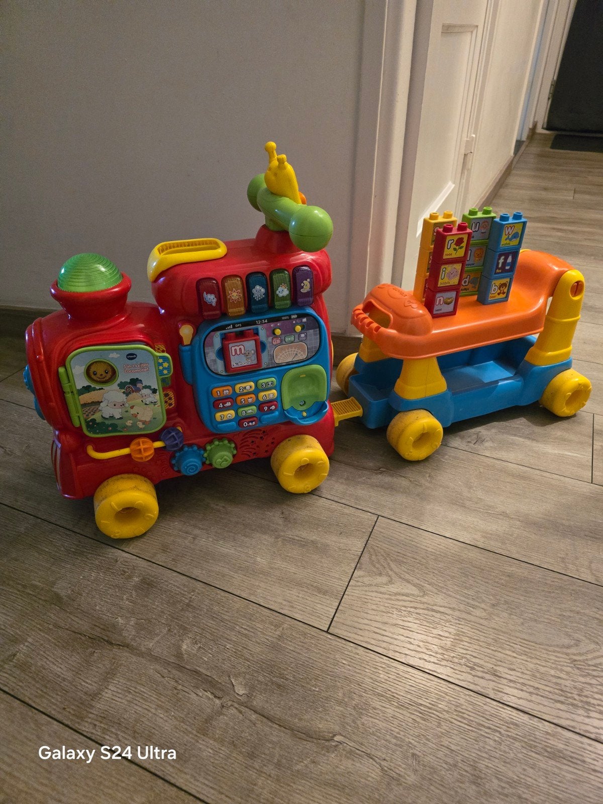 VTech Baby Loop- en Leerkoets met blokken, Ophalen of Verzenden, Gebruikt