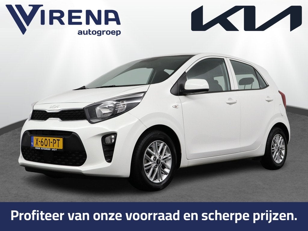 Kia Picanto 1.0 DPi DynamicLine Airco - Android/Apple Carpla, Auto's, Kia, Te koop, Picanto, ABS, Achteruitrijcamera, Airbags