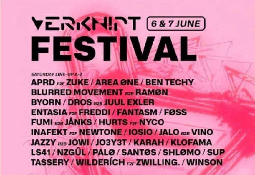 Verknipt Festival 6 juni, Tickets en Kaartjes, Evenementen en Festivals, Drie personen of meer