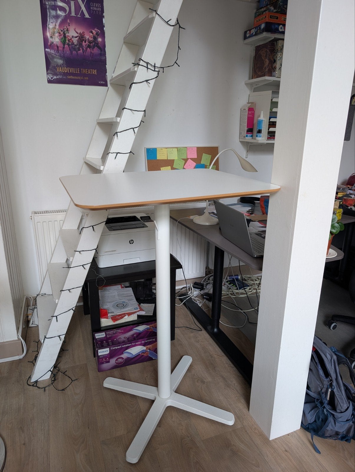Ikea billsta hoge tafel, Ophalen