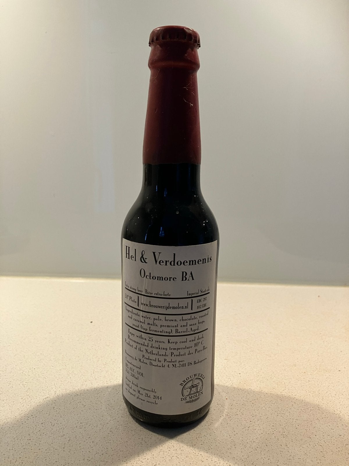 Brouwerij De Molen Hel & Verdoemenis Octomore BA 21 mei 2014, Ophalen of Verzenden, Zo goed als nieuw