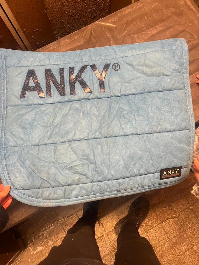 Anky dekjes wit en blauw nagenoeg nieuw maat full, Full (L), Ophalen of Verzenden, Zo goed als nieuw