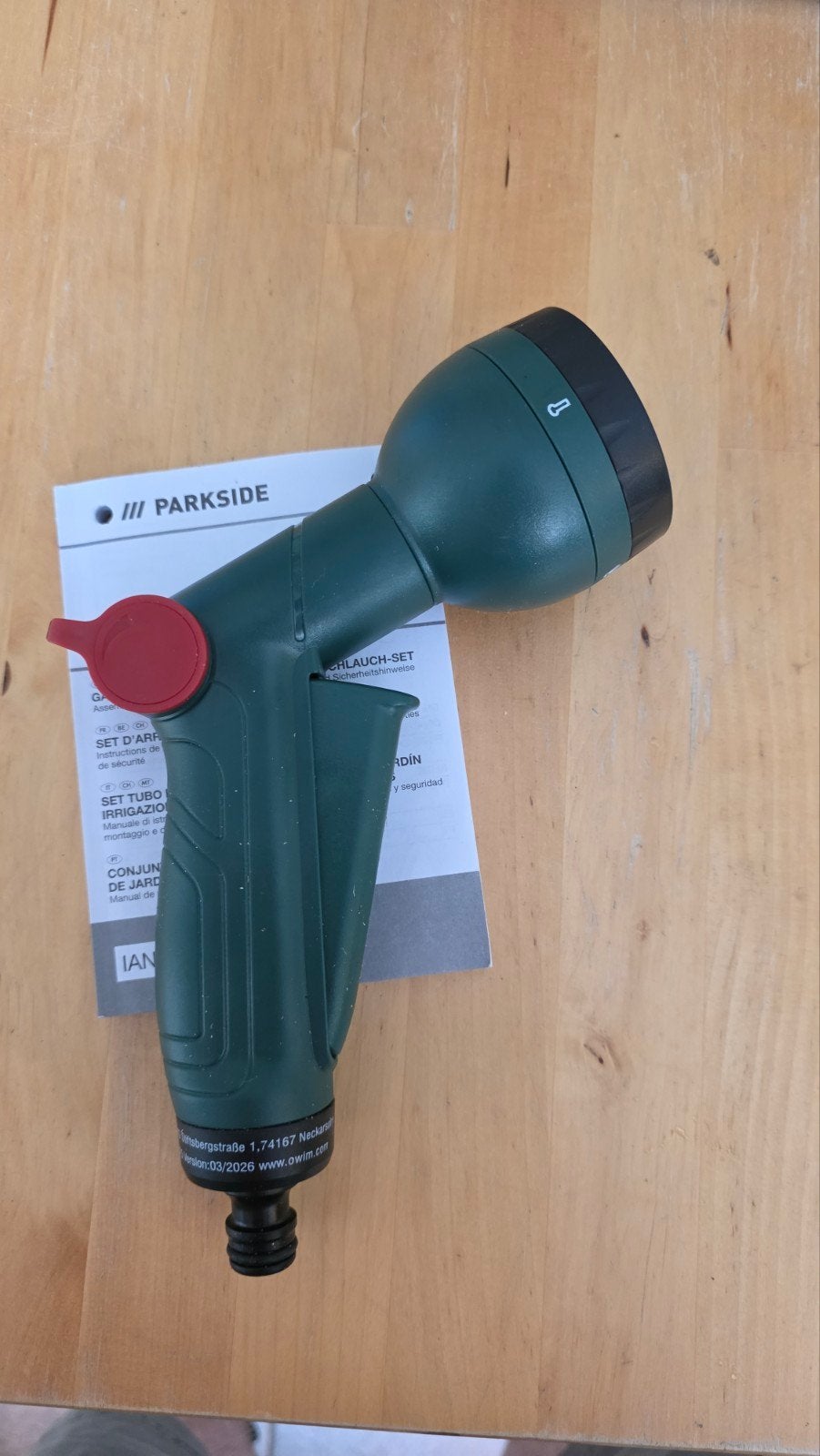 Tuinsproeier pistool Parkside |Spiksplinternieuw, Ophalen, Nieuw