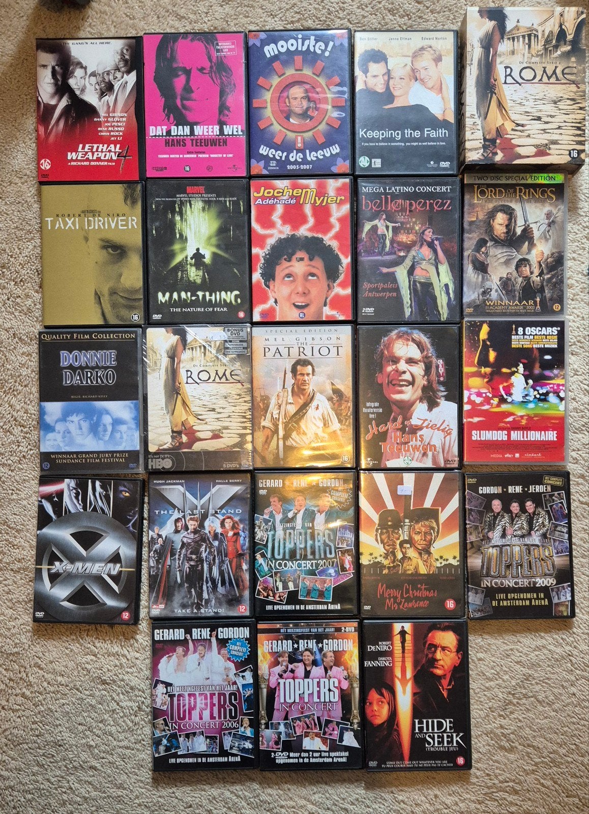 Grote collectie DVD's: Actie, Drama, Komedie en meer, Vanaf 16 jaar, Ophalen of Verzenden, Gebruikt