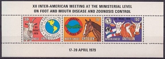 Nederlandse Antillen 624 postfris Dieren 1979, Ophalen of Verzenden, Postfris