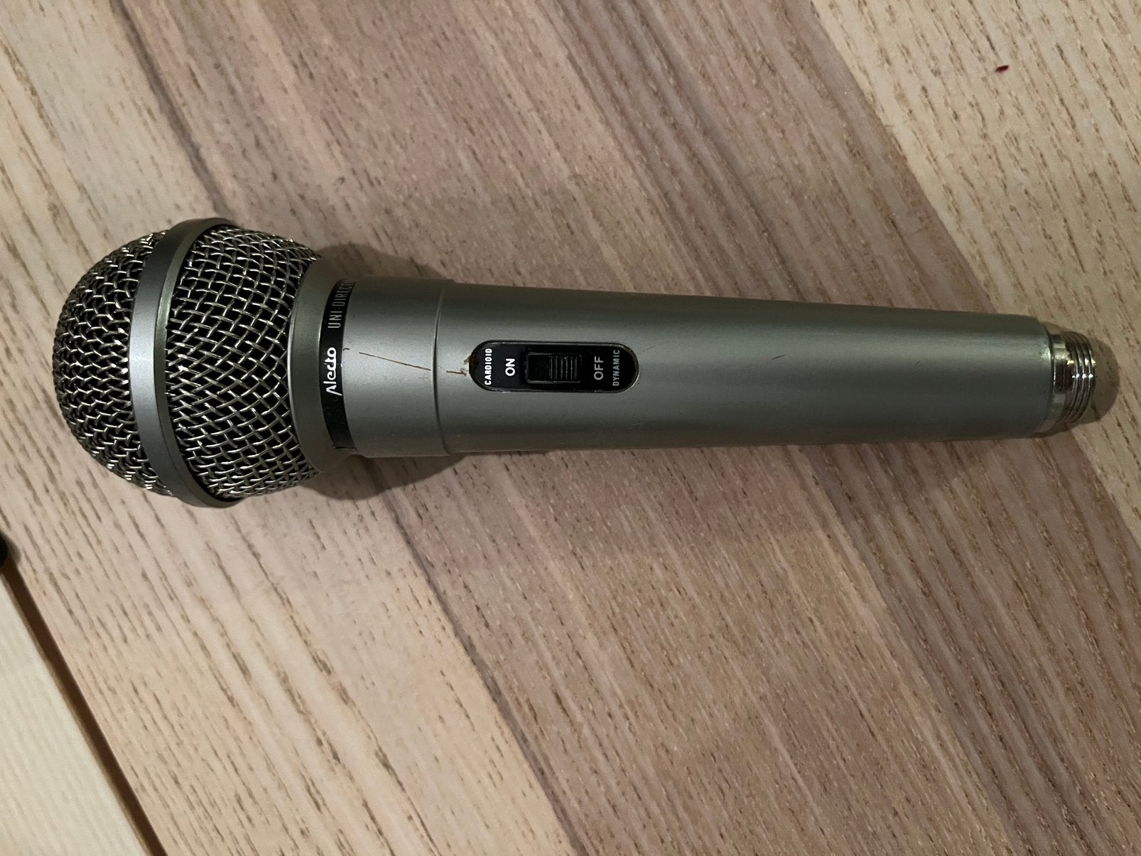 Alecto microfoon., Ophalen of Verzenden, Zo goed als nieuw, Zangmicrofoon