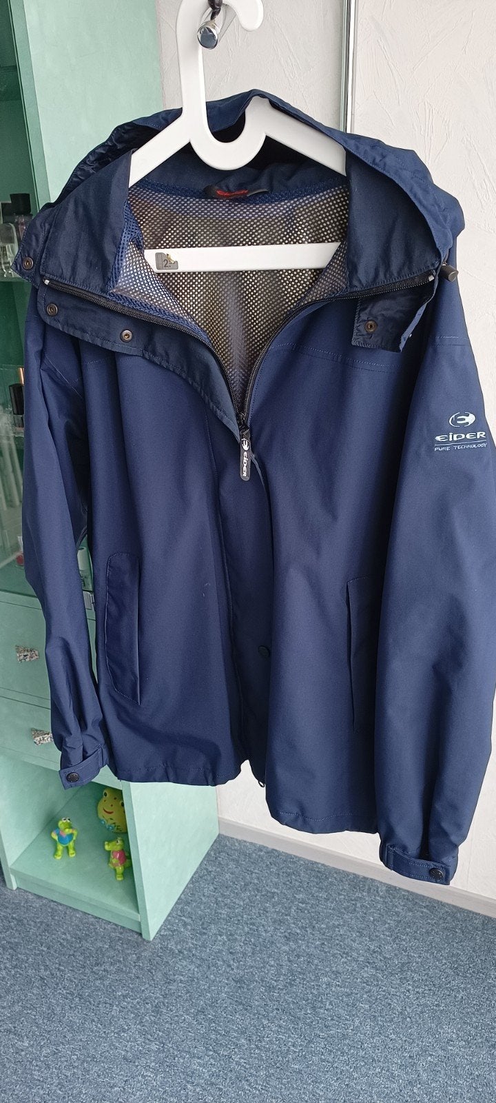 Eider Gore-Tex Regenjas - Zo goed als nieuw, Maat 38/40 (M), Blauw, Eider, Ophalen of Verzenden