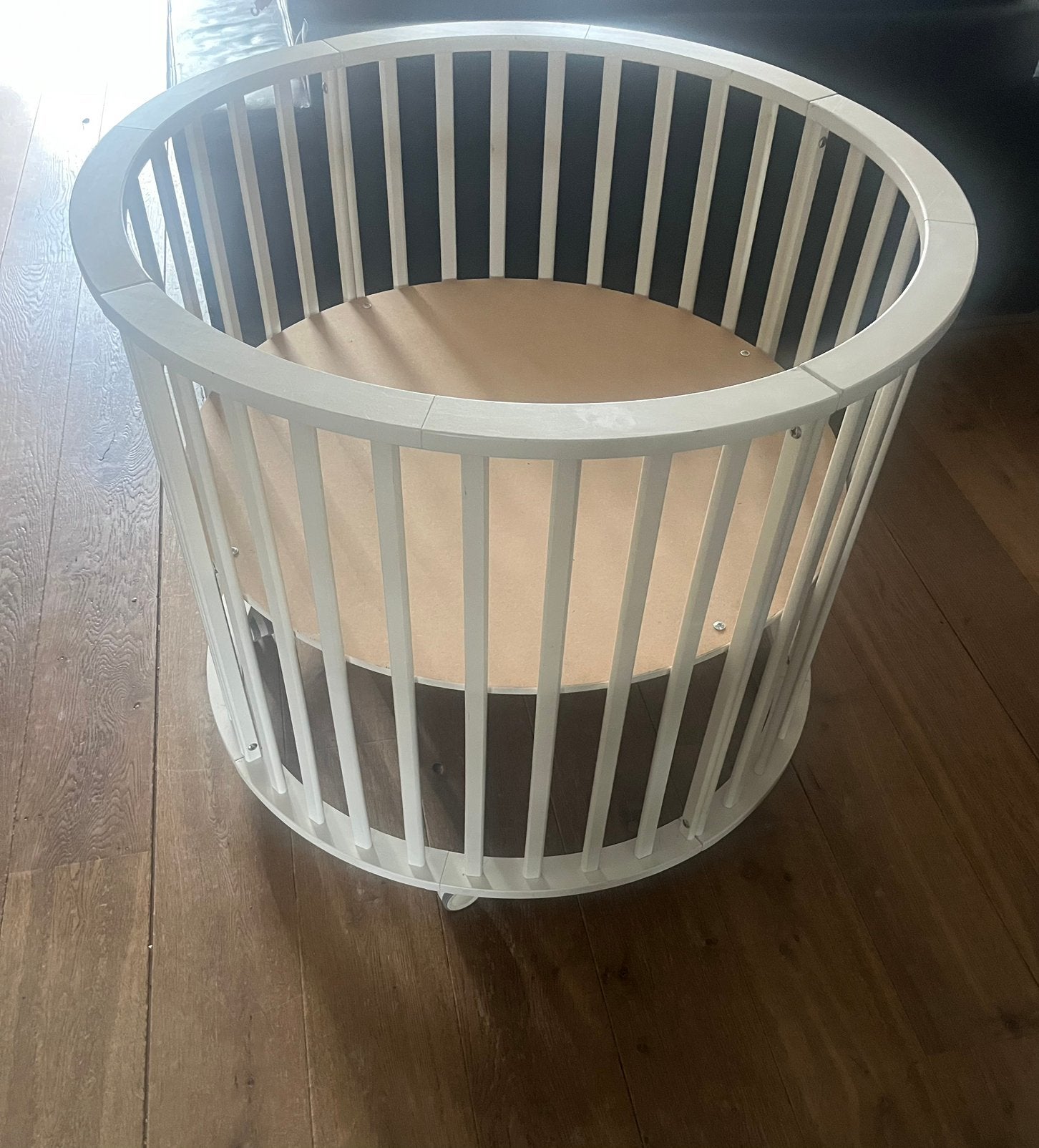 Witte ronde box, Kinderen en Baby's, Ophalen, Zo goed als nieuw, Rond