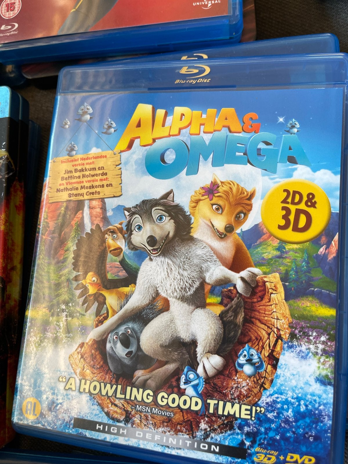 Alpha & Omega 2D & 3D Blu-ray + DVD, Cd's en Dvd's, Alle leeftijden, Nederlands, Film, Gebruikt