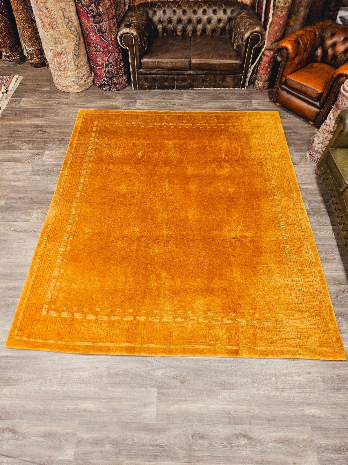 Handgeknoopt Nepal Tapijt. Prachtige kleuren! Weg = Weg!, 200 cm of meer, Ophalen of Verzenden, Zo goed als nieuw, 200 cm of meer