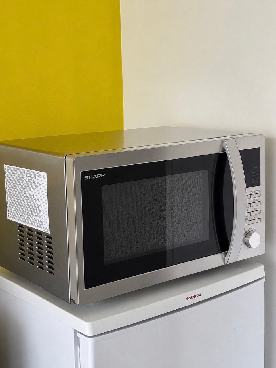 Sharp combi magnetron (Microwave + Convection + Grill), Ophalen, Zo goed als nieuw, Draaiplateau, Minder dan 45 cm