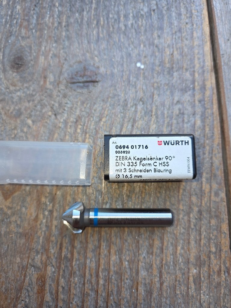 Wurth kegelboor 16,5 mm nieuw, Ophalen of Verzenden, Nieuw, Overige typen, Overige merken
