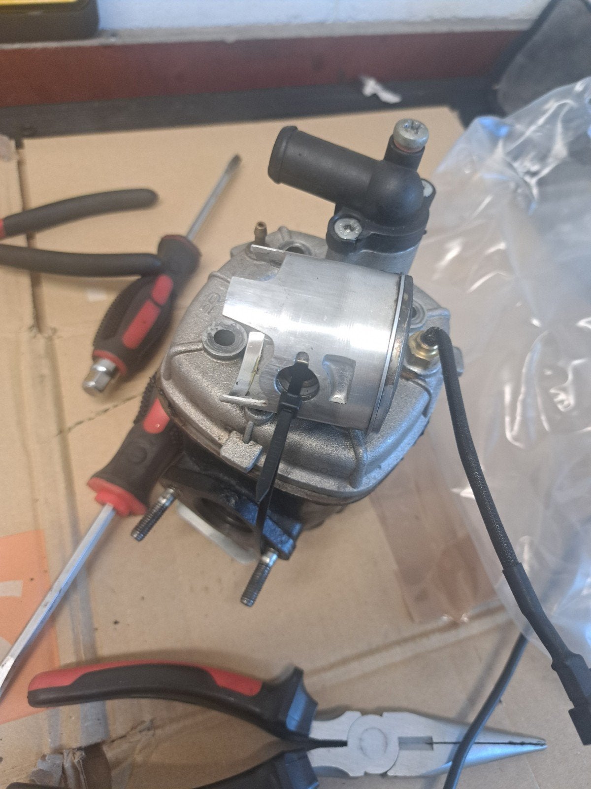 Dr70 cilinderkit lc piaggio, Ophalen of Verzenden, Gebruikt, Piaggio