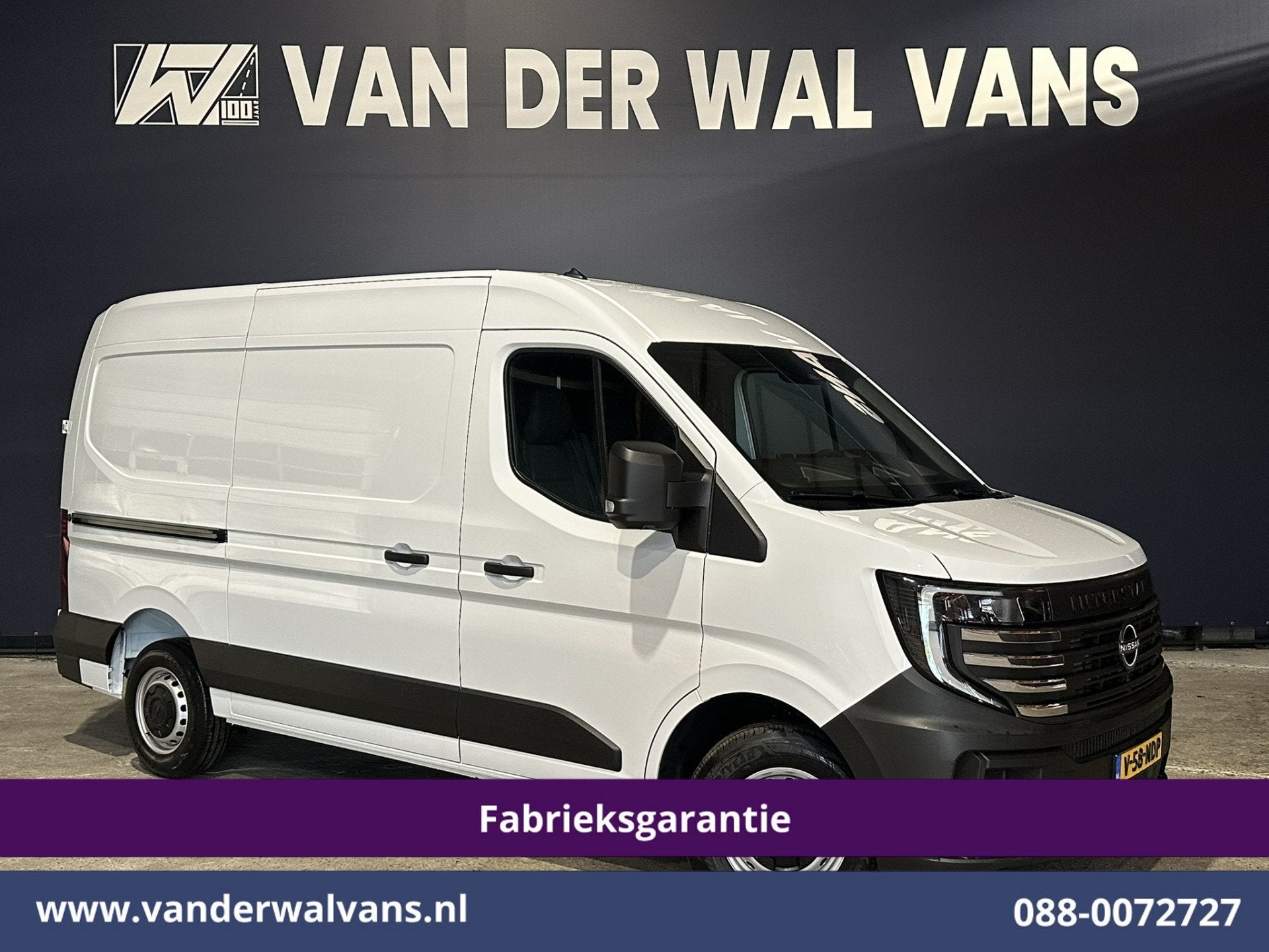 Nissan Interstar 2.3 dCi 131pk L2H2 Fabrieksgarantie Euro6 A, Stof, Gebruikt, 4 cilinders, 2500 kg
