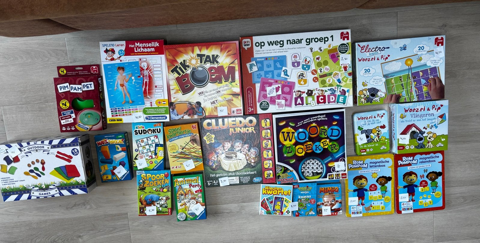 Gezelschapsspellen, kinderspellen en educatieve spellen, Ophalen of Verzenden, Zo goed als nieuw