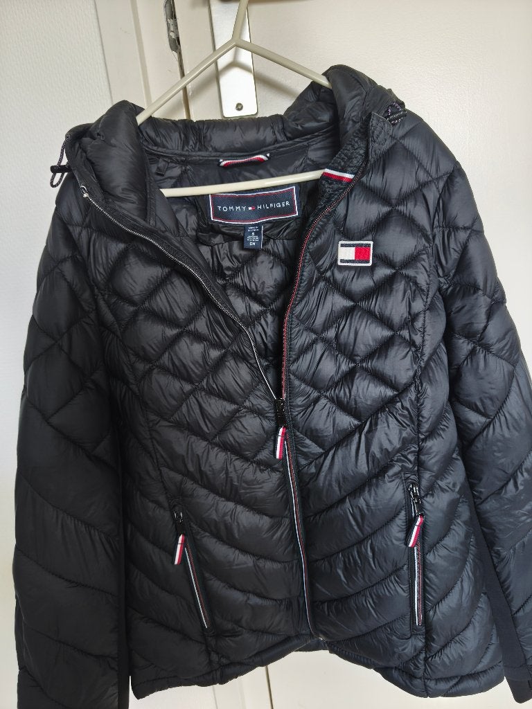 Jas Tommy Hilfiger maat S, Kleding | Dames, Ophalen, Blauw, Zo goed als nieuw, Maat 36 (S)