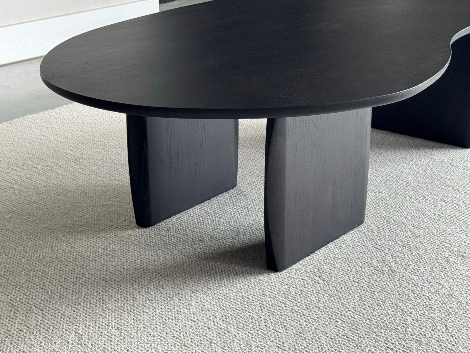 Passe partout Boca salontafel. Zwart /bruin, Huis en Inrichting, Tafels | Salontafels, 100 tot 150 cm, Verzenden, 50 tot 100 cm