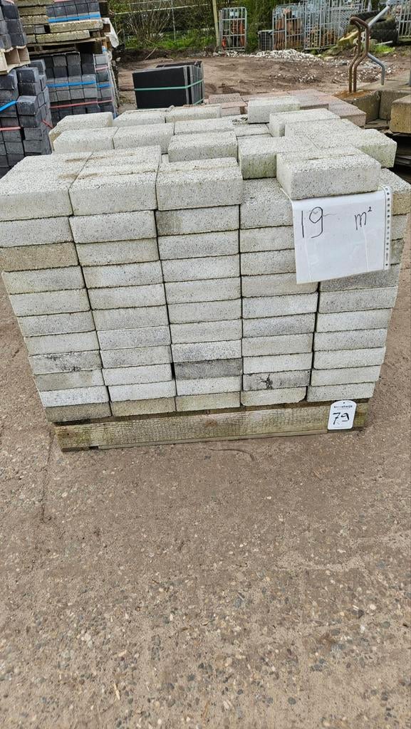 20x20 tegel grijs, Ophalen, Gebruikt
