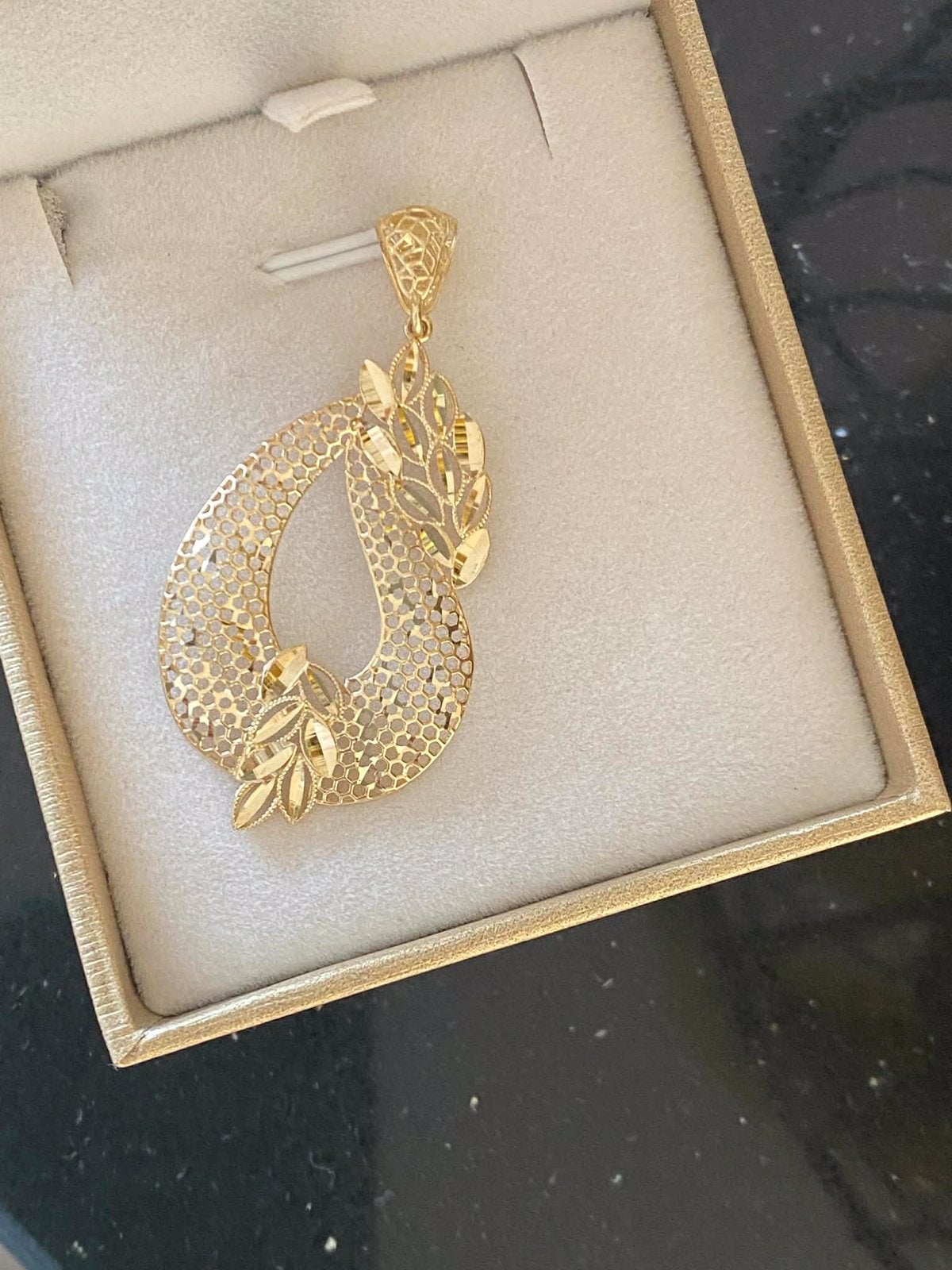 Prachtige 14 karaat gouden dames hanger 585 goud, Ophalen of Verzenden, Nieuw, Goud, Goud