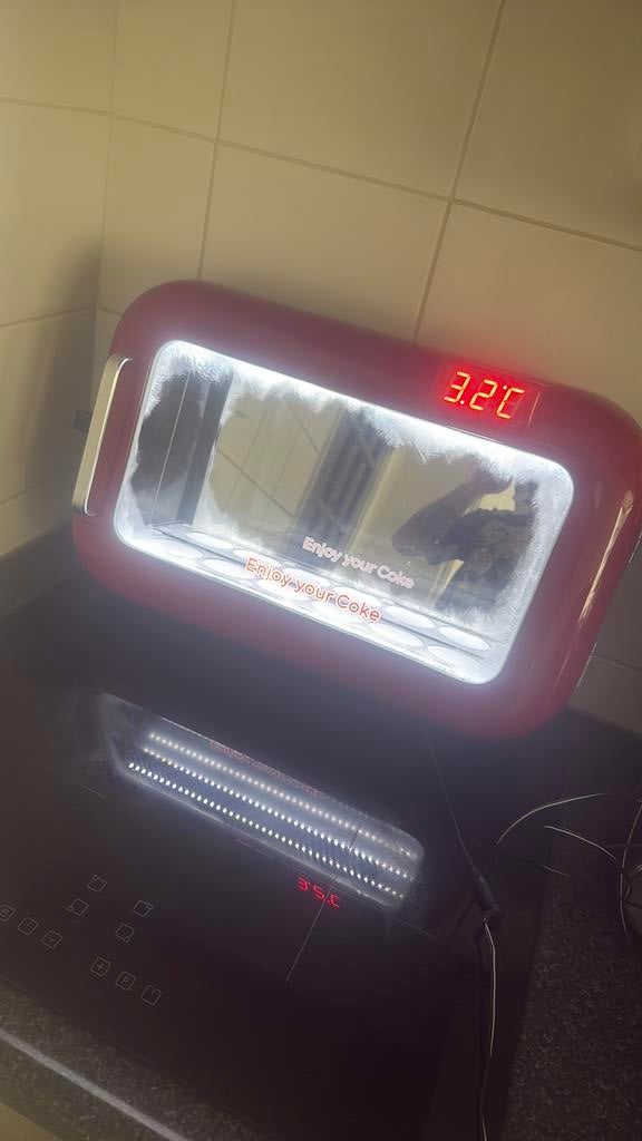coca cola display lamp, Ophalen of Verzenden, Lichtbak of (neon) lamp