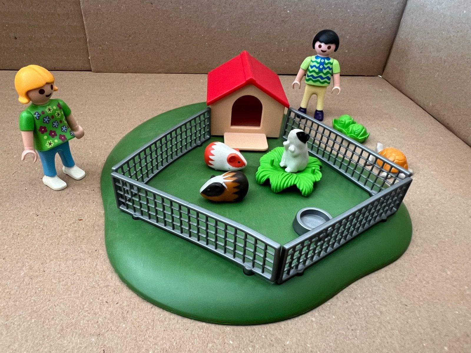 Playmobil 3210 Kinderen met Cavia's en Schildpad, Gebruikt, Complete set, Overige typen, Ophalen of Verzenden