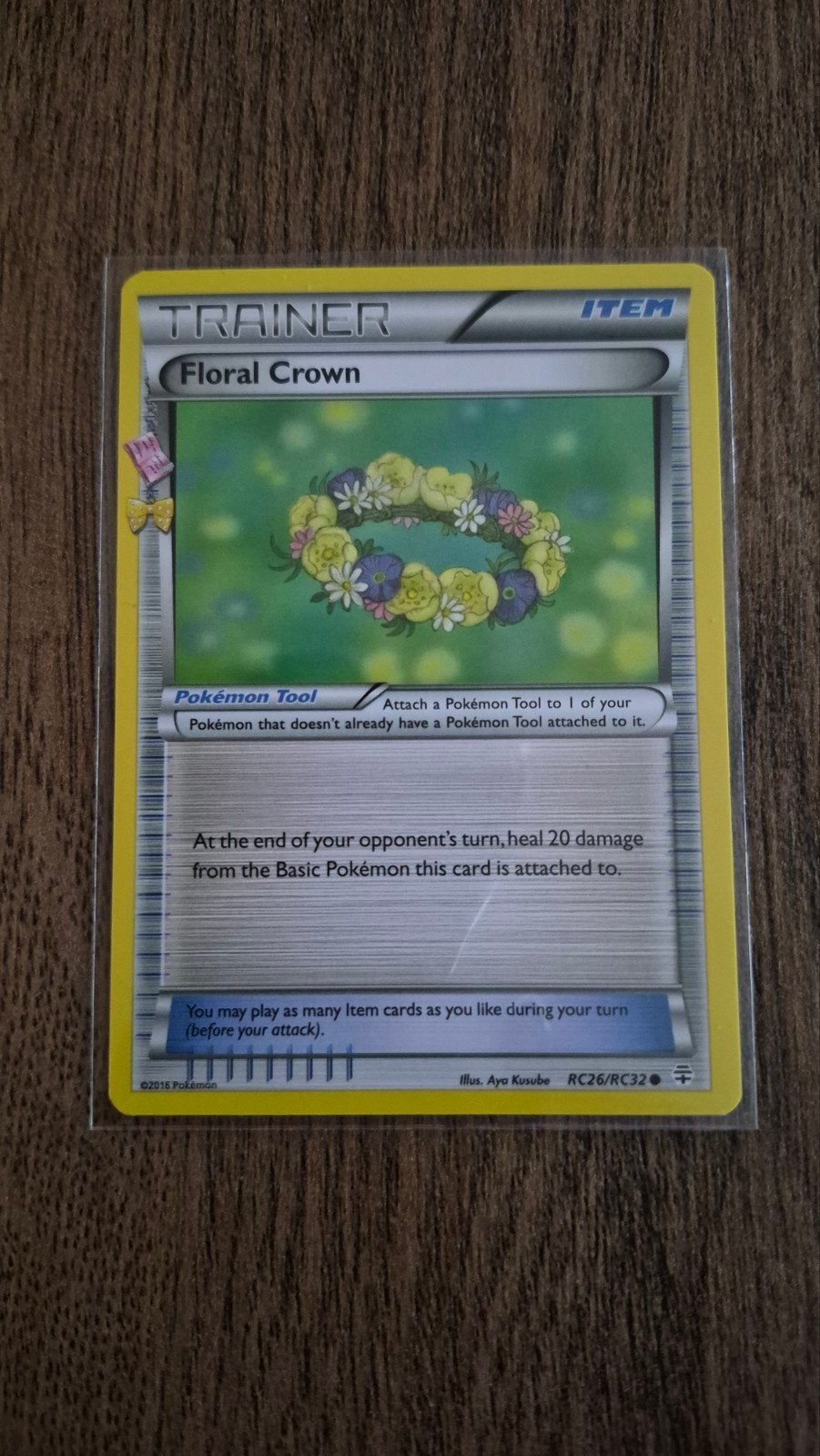 Floral Crown RC26/RC32 – XY Generations Radiant Collection, Verzenden, Zo goed als nieuw, Losse kaart