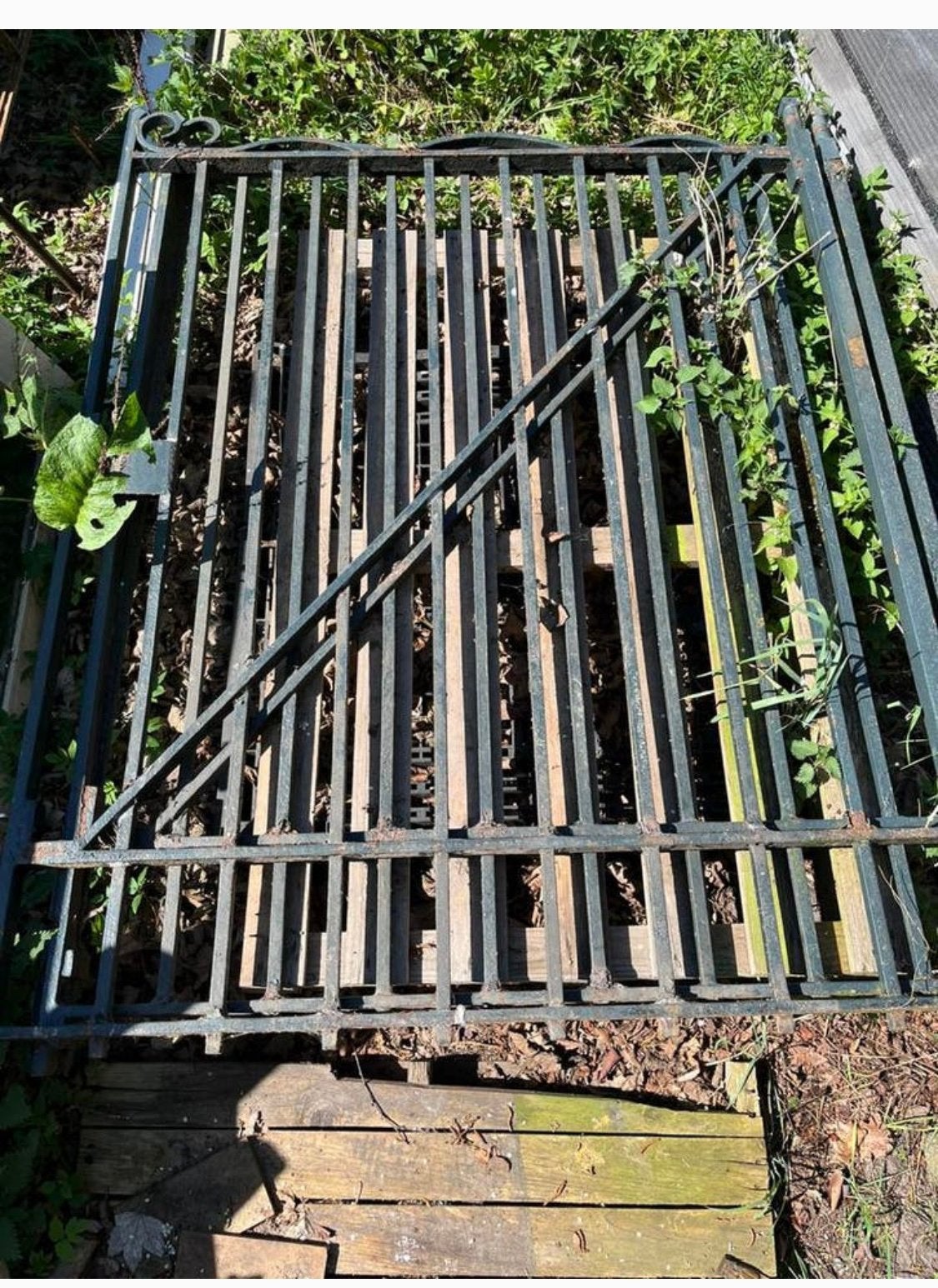 Poort, Ophalen, Gebruikt, IJzer, Tuinhek