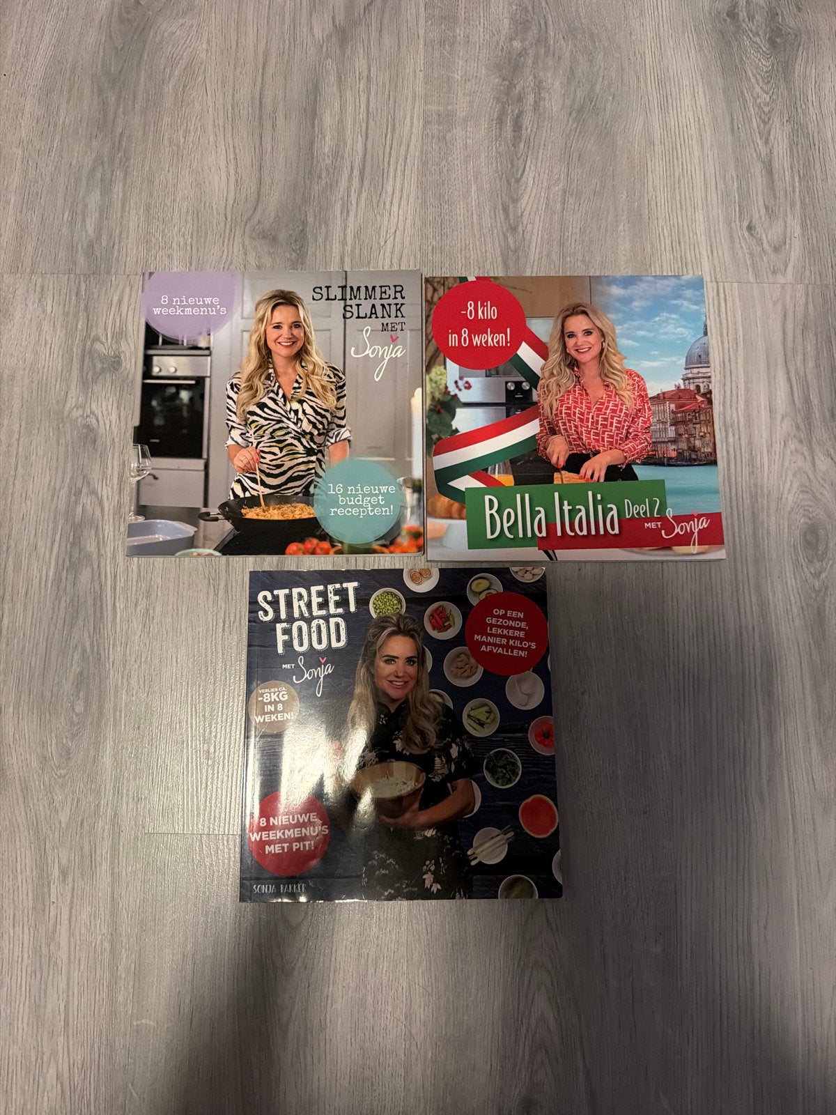 Sonja Bakker Kookboeken: Slimmer Slank, Bella Italia, Street, Boeken, Kookboeken, Hoofdgerechten, Gezond koken, Ophalen, Italië