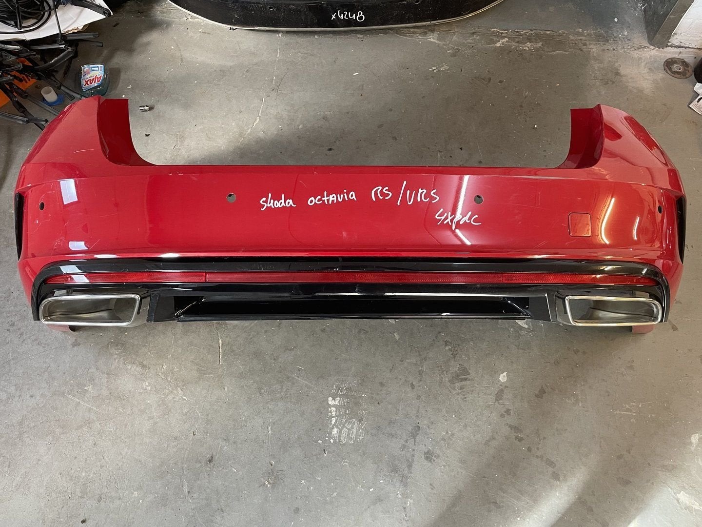 Skoda Octavia RS achterbumper, Gebruikt, -, -, Ophalen of Verzenden
