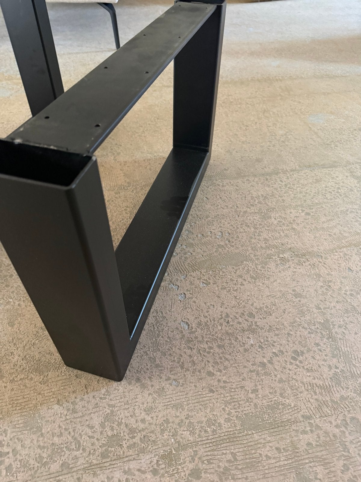 Stalen U-vorm tafelpoten - 38x66x10cm, Ophalen, Tafelpoot, Nieuw, Minder dan 50 cm