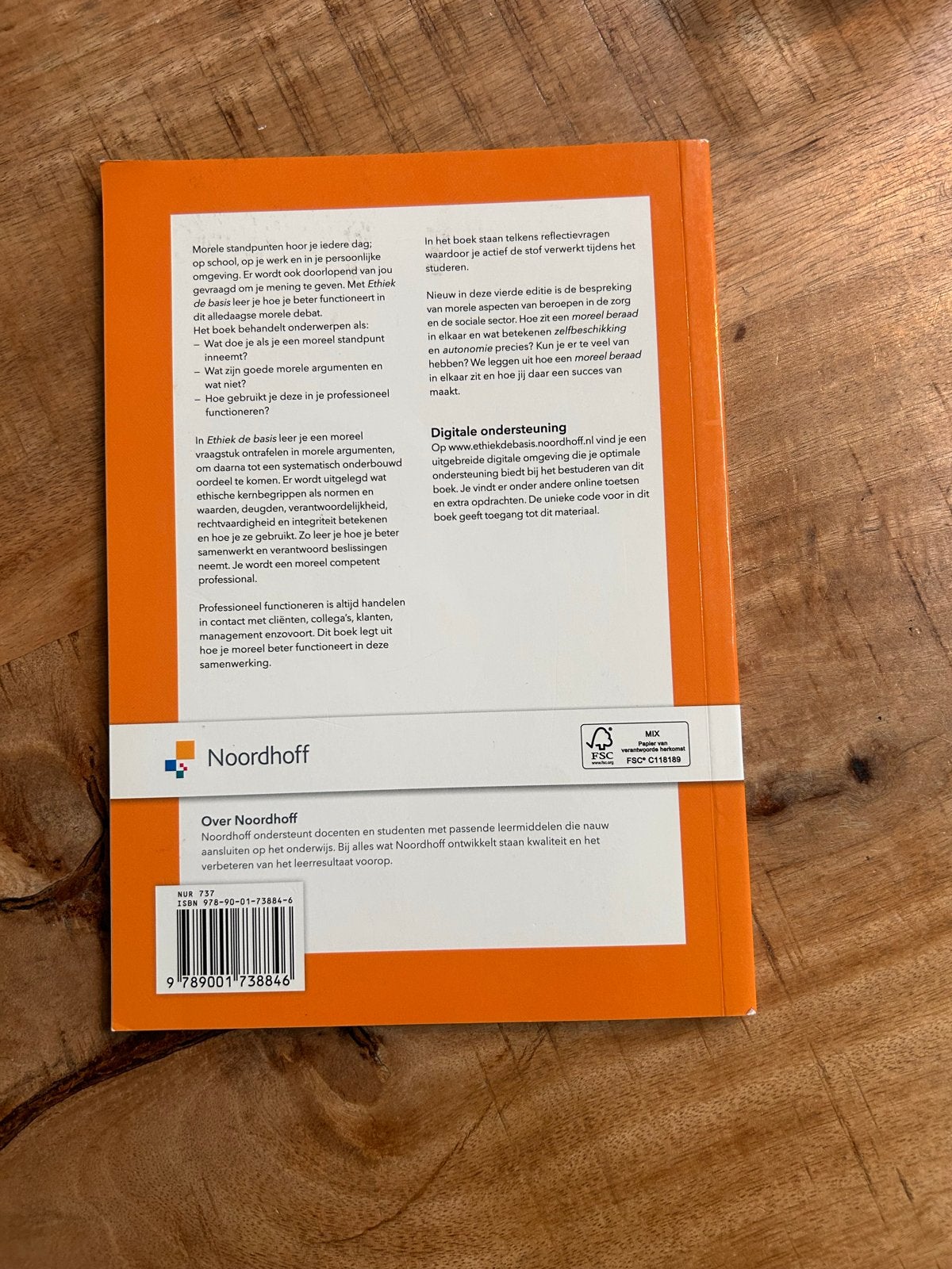 Ethiek de basis - Wieger van Dalen (Zo goed als nieuw), Boeken, Studieboeken en Cursussen, Ophalen of Verzenden, Beta, Zo goed als nieuw