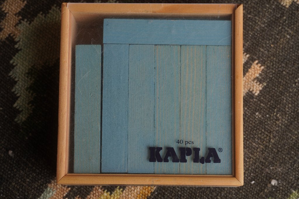 KAPLA 40 – lichtblauwe editie | originele doos, Kinderen en Baby's, Ophalen of Verzenden, Zo goed als nieuw, Overige merken