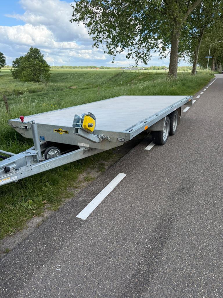 Humbaur Universal 3500 Alu Autotransporter 4 x 2M Bj:2022, Auto diversen, Aanhangers en Bagagewagens, Ophalen, Zo goed als nieuw