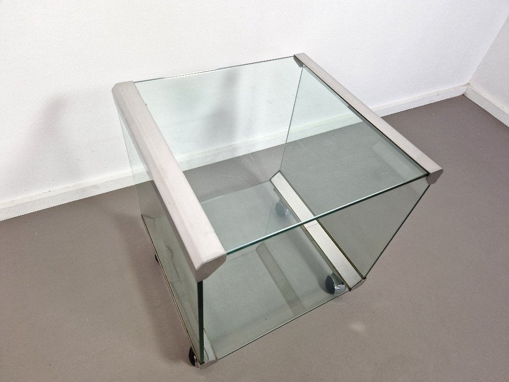 Gallotti & Radice | Vintage Trolley | Bijzettafel, Huis en Inrichting, Met plank(en), Minder dan 50 cm, Gebruikt, -