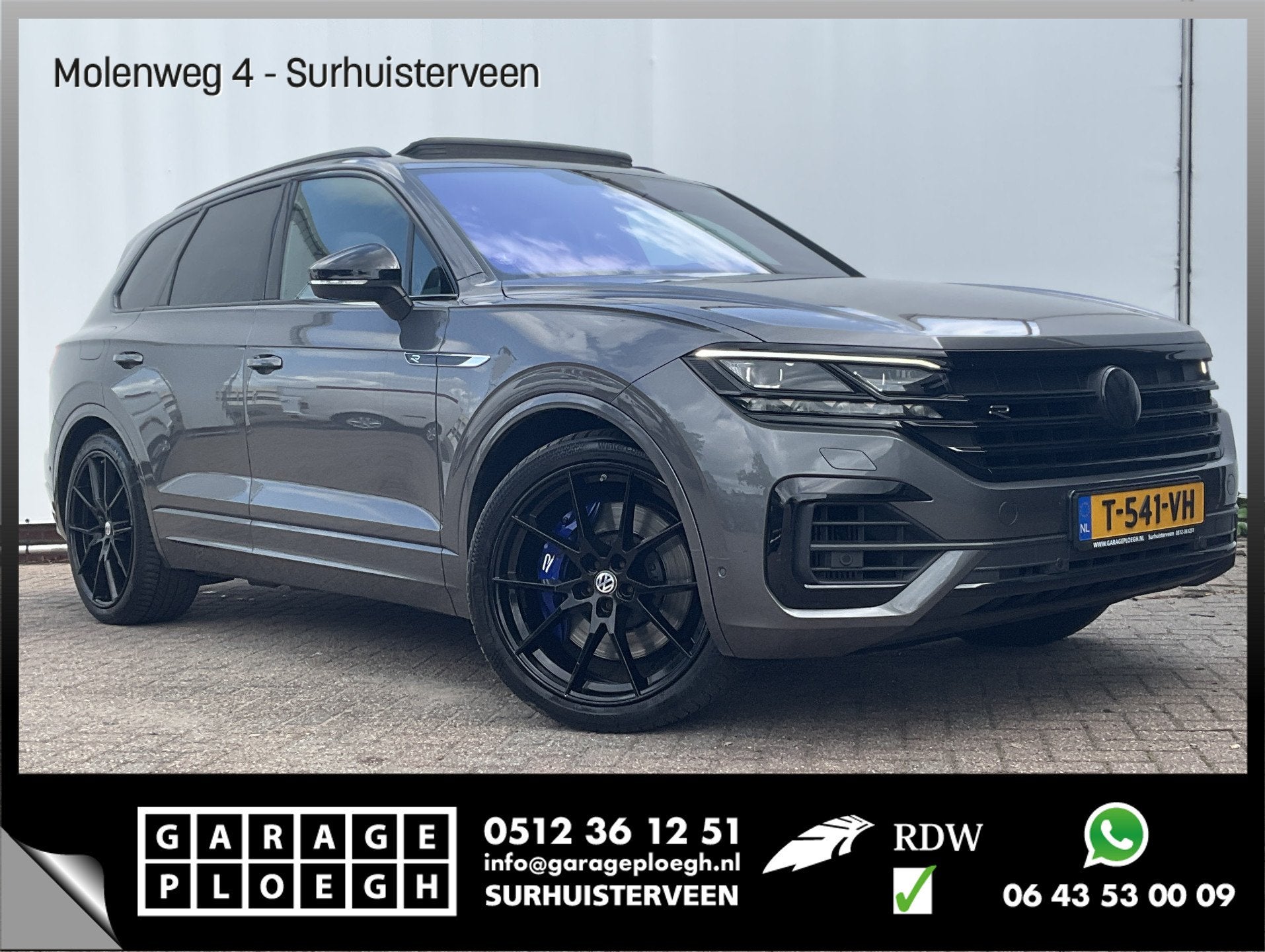 Volkswagen Touareg 3.0 TSI 4MOTION R 462PK PHEV Pano Elek.Tr, Auto's, Automaat, Gebruikt, 2995 cc, 120 €/maand
