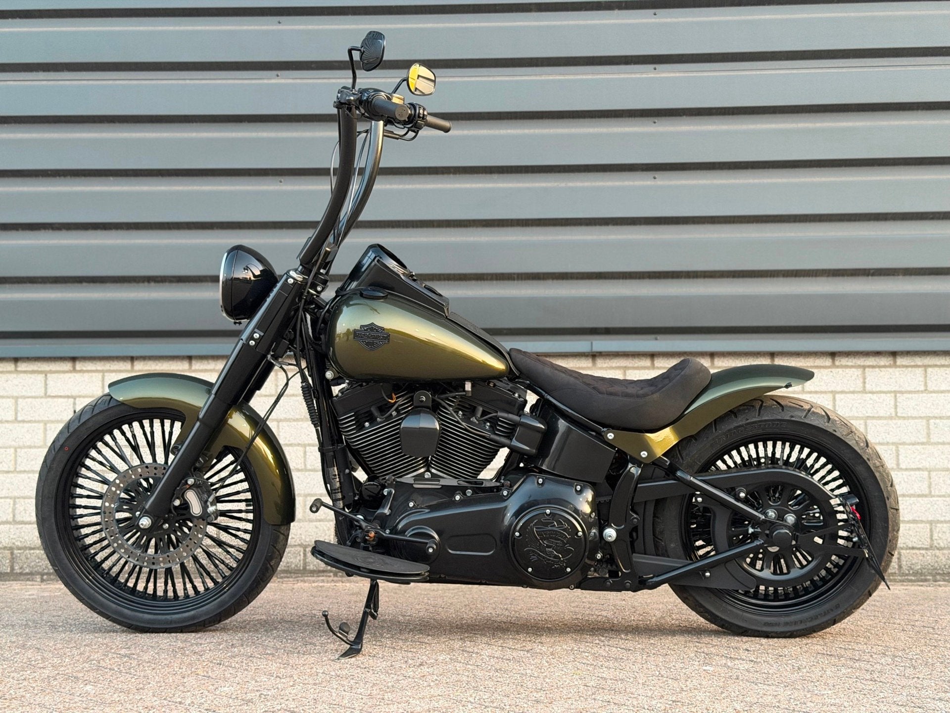 Harley Davidson FLSTF Softail Fat Boy 21” Fat Spokes Dakot, 1688 cc, LED Verlichting, Chopper, Bedrijf