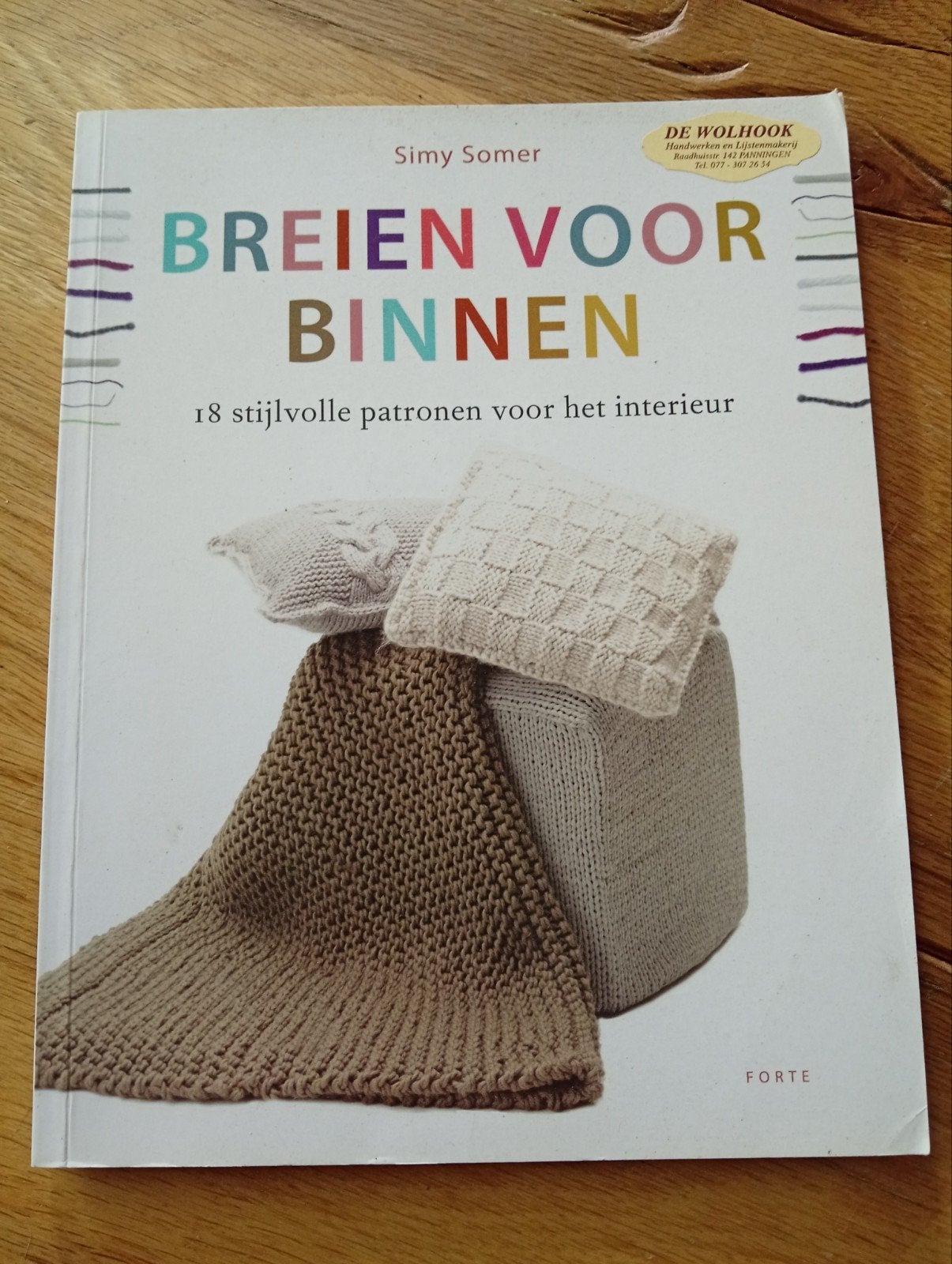 Breien voor Binnen: 18 stijlvolle patronen voor interieur, Ophalen of Verzenden, Simy Somer, Gelezen, Breien en Haken